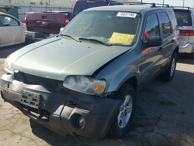 1FMYU96H26KC96172 - 2006 FORD ESCAPE HEV GREEN photo 2