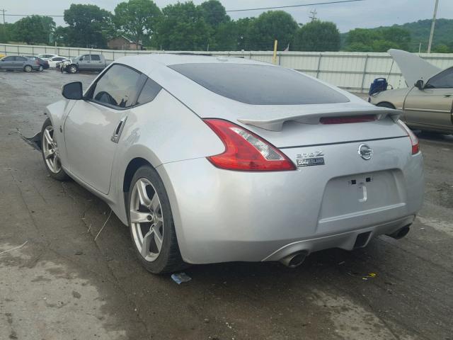 JN1AZ44EX9M402334 - 2009 NISSAN 370Z SILVER photo 3