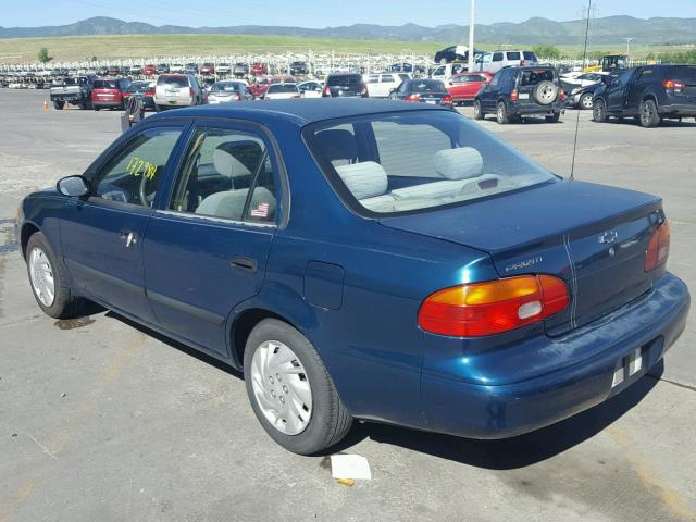 1Y1SK52832Z403824 - 2002 CHEVROLET GEO PRIZM 绿色 照片 3