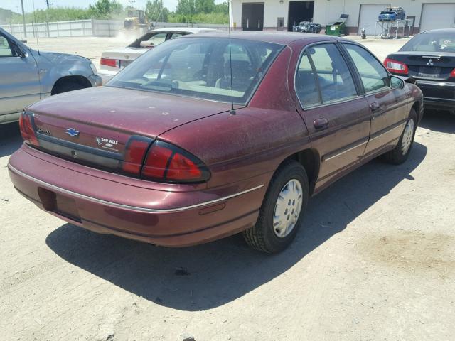 2G1WL52M5X9178445 - 1999 CHEVROLET LUMINA BAS მუქწითელი ფოტო 4