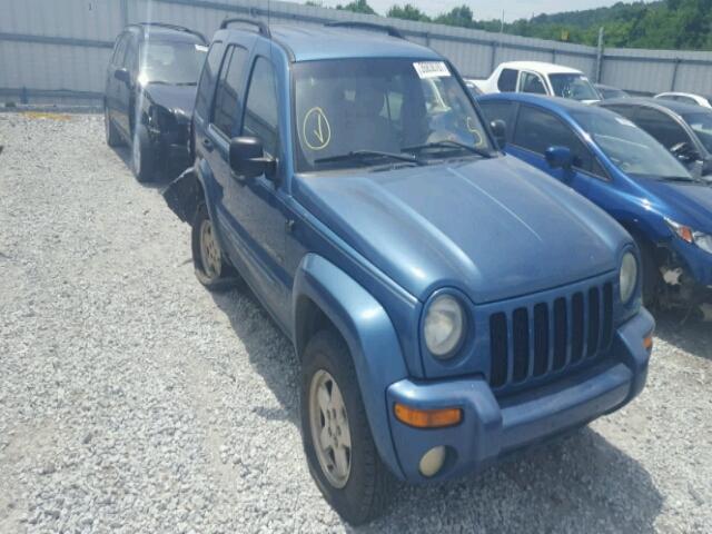 1J4GL58K13W655594 - 2003 JEEP LIBERTY LI BLUE photo 1