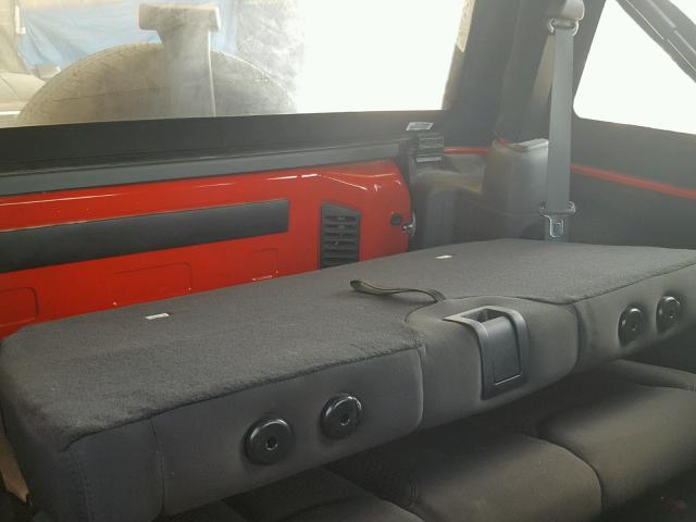 1C4AJWAG9EL290258 - 2014 JEEP WRANGLER S RED photo 6