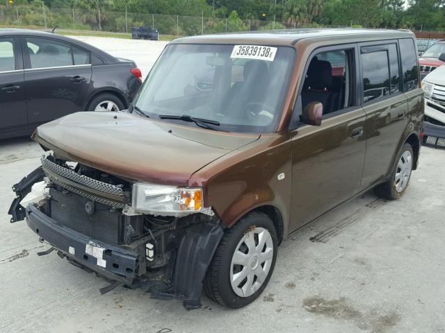 JTLKT324164124303 - 2006 TOYOTA SCION XB ორფეროვანი ფოტო 2