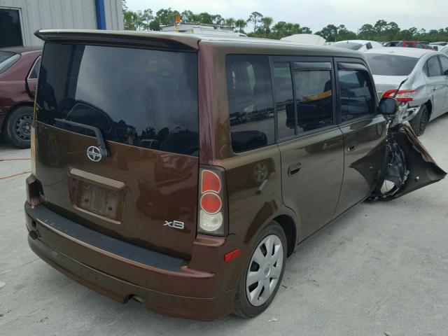 JTLKT324164124303 - 2006 TOYOTA SCION XB ორფეროვანი ფოტო 4