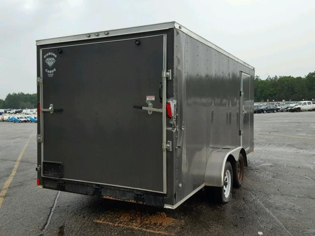 53NBE1622J1062198 - 2018 CARGO TRAILER GRAY photo 4