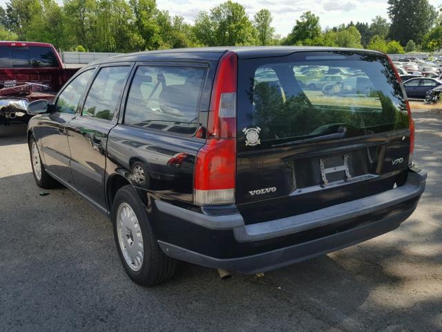 YV1SW61N312052999 - 2001 VOLVO V70 Noir photo 3