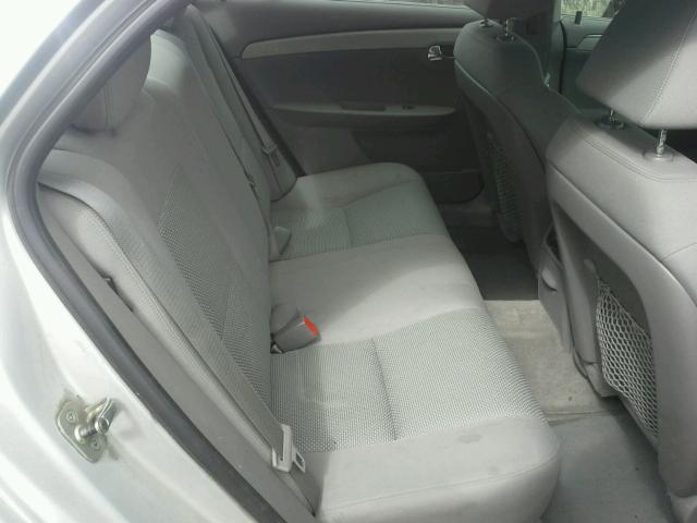 1G1ZB5EB9AF216610 - 2010 CHEVROLET MALIBU LS ვერცხლისფერი ფოტო 6