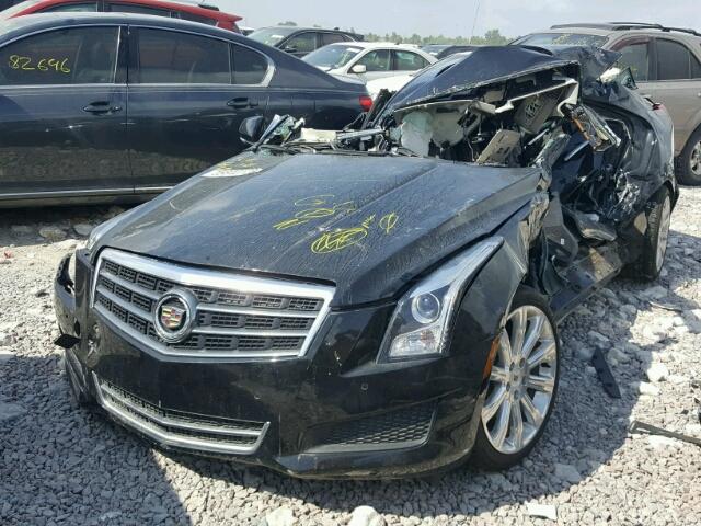 1G6AB5RA4E0144491 - 2014 CADILLAC ATS LUXURY BLACK photo 2