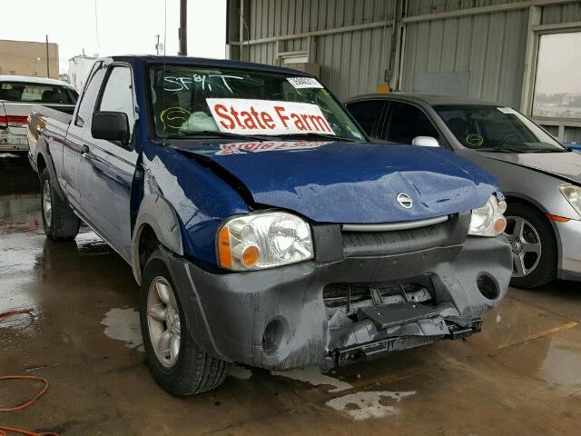 1N6DD26S22C382458 - 2002 NISSAN FRONTIER K BLUE photo 1