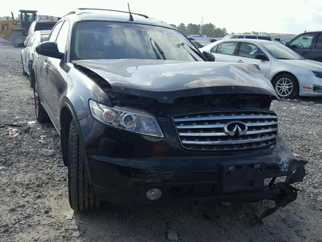 JNRBS08W44X404489 - 2004 INFINITI FX45 BLACK photo 1