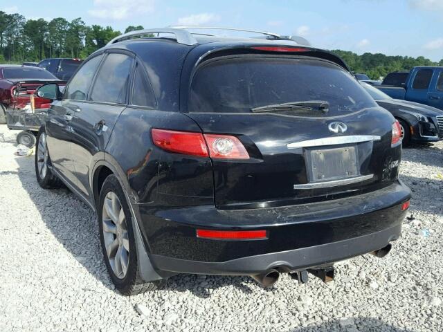 JNRBS08W44X404489 - 2004 INFINITI FX45 BLACK photo 3