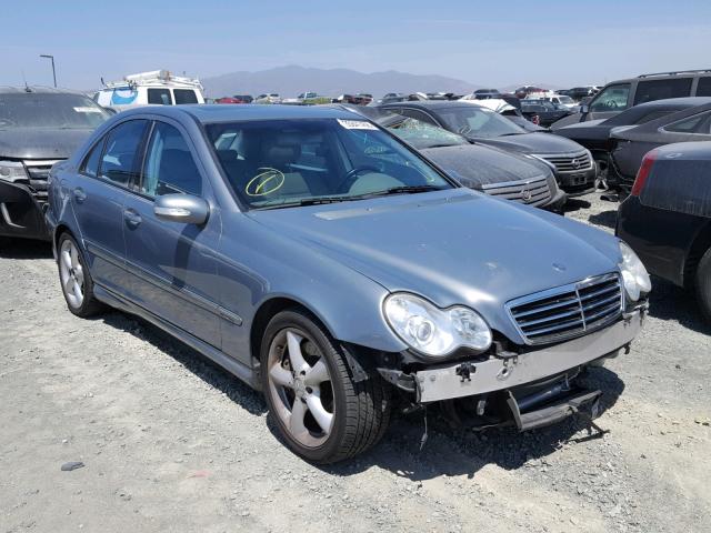 WDBRF52H16F733166 - 2006 MERCEDES-BENZ C GENERATI GRAY photo 1