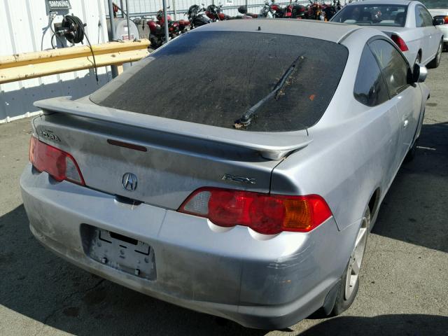 JH4DC53824S015034 - 2004 ACURA RSX SILVER photo 4