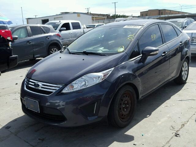 3FADP4BJ4DM185088 - 2013 FORD FIESTA SE GRAY photo 2