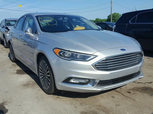 3FA6P0RU0JR177537 - 2018 FORD FUSION TIT SILVER photo 1