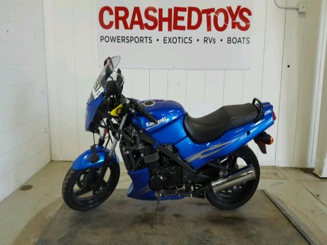 JKAEXVD169A115544 - 2009 KAWASAKI EX500 BLUE photo 3