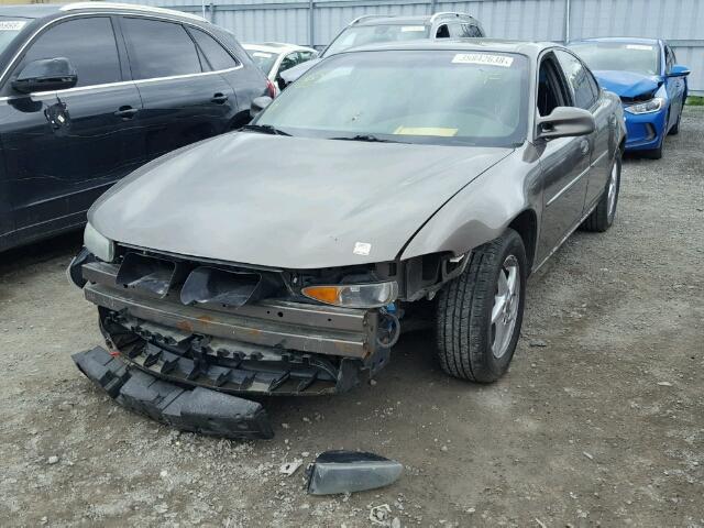 1G2WK52JX2F285589 - 2002 PONTIAC GRAND PRIX BROWN photo 2