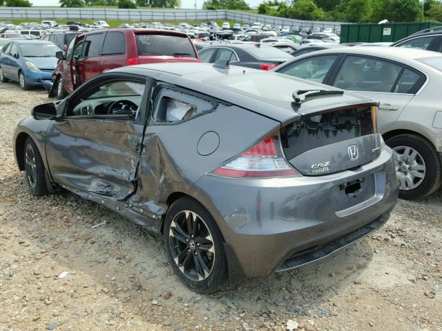 JHMZF1D49FS000213 - 2015 HONDA CR-Z GRAY photo 3