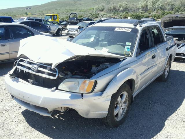 4S4BT62C467101418 - 2006 SUBARU BAJA SPORT SILVER photo 2