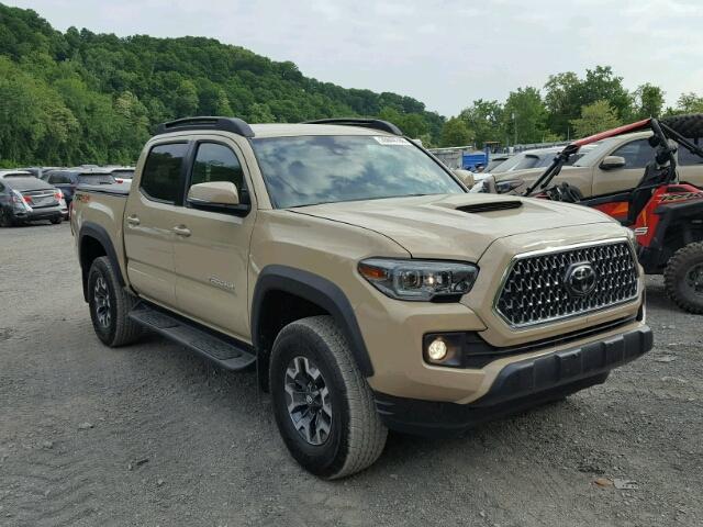 3TMCZ5AN7JM122055 - 2018 TOYOTA TACOMA DOU თაფლისფერი ფოტო 1