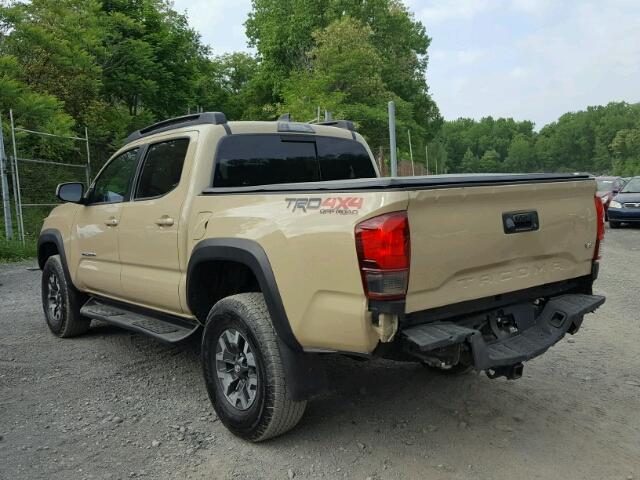 3TMCZ5AN7JM122055 - 2018 TOYOTA TACOMA DOU თაფლისფერი ფოტო 3