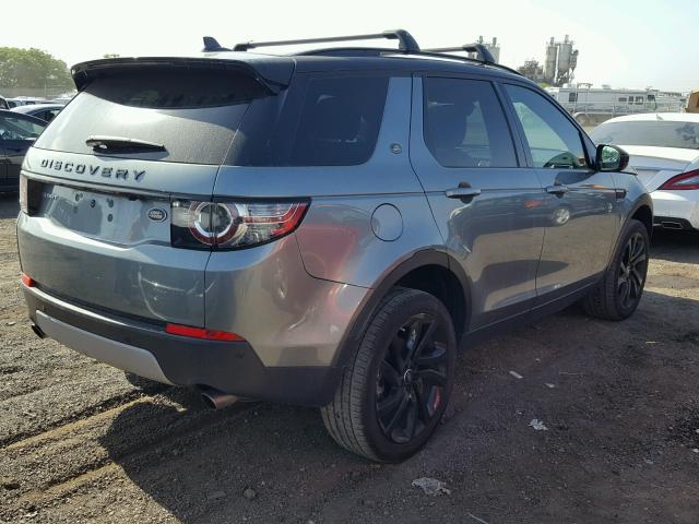 SALCR2BG6FH543560 - 2015 LAND ROVER DISCOVERY GRAY photo 4