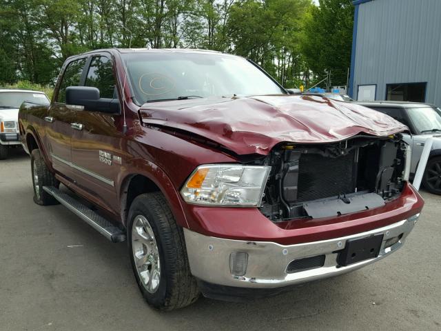 1C6RR7NT9GS411282 - 2016 RAM 1500 LARAM MAROON photo 1