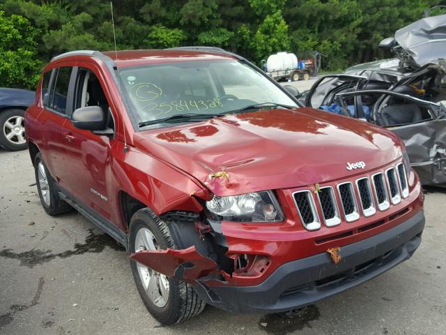 1C4NJCBB4FD361462 - 2015 JEEP COMPASS SP BURGUNDY photo 1