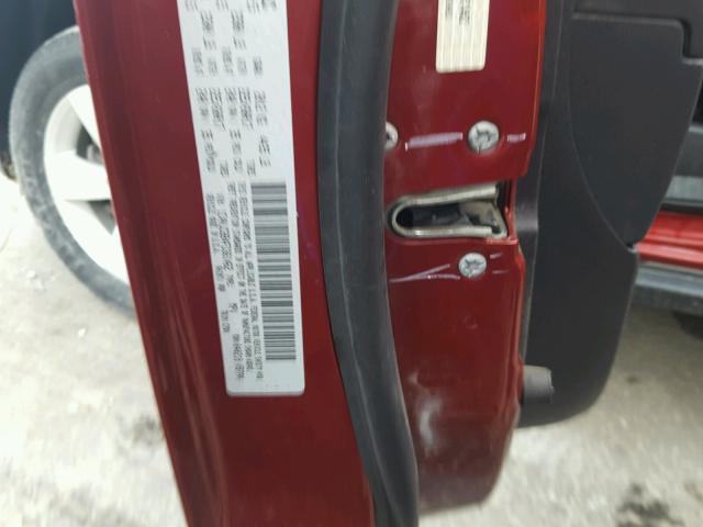 1C4NJCBB4FD361462 - 2015 JEEP COMPASS SP BURGUNDY photo 10