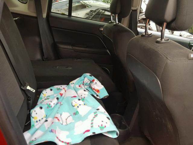 1C4NJCBB4FD361462 - 2015 JEEP COMPASS SP BURGUNDY photo 6