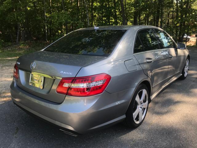 WDDHF8HB2AA256244 - 2010 MERCEDES-BENZ E 350 4MAT GRAY photo 4