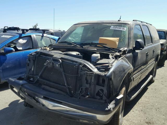 3GNEC16T44G339762 - 2004 CHEVROLET SUBURBAN C BLACK photo 2