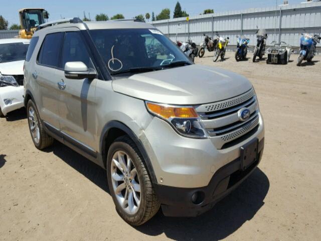 1FMHK8F85BGA32652 - 2011 FORD EXPLORER L GOLD photo 1