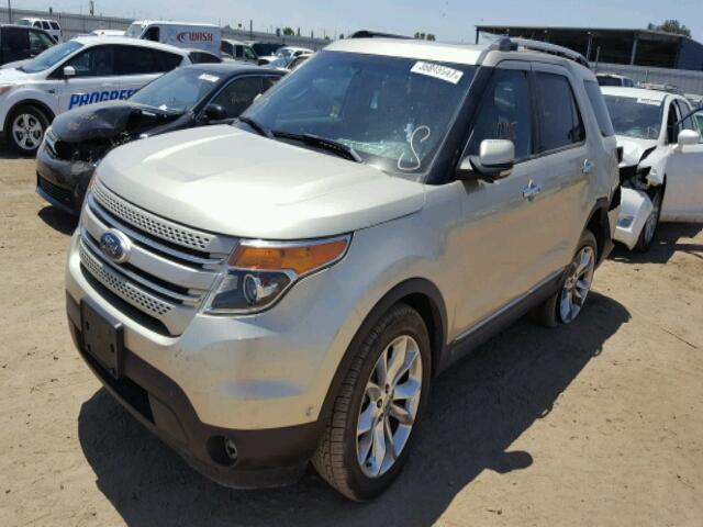 1FMHK8F85BGA32652 - 2011 FORD EXPLORER L GOLD photo 2