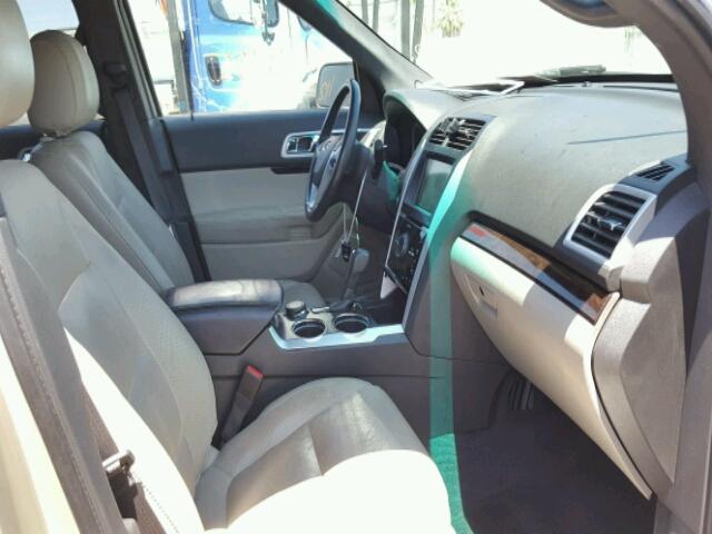 1FMHK8F85BGA32652 - 2011 FORD EXPLORER L GOLD photo 5