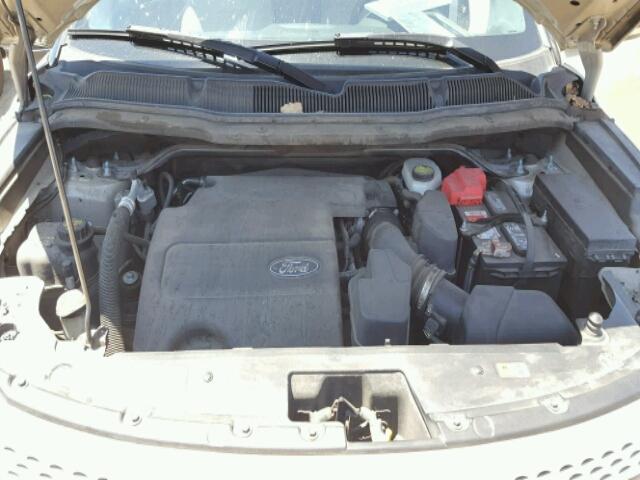 1FMHK8F85BGA32652 - 2011 FORD EXPLORER L GOLD photo 7