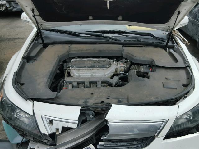 19UUA8F57DA003995 - 2013 ACURA TL TECH WHITE photo 7