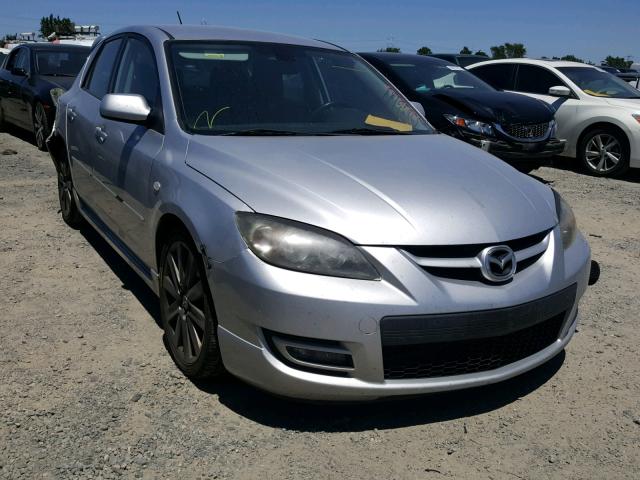 JM1BK34L381854821 - 2008 MAZDA SPEED 3 SILVER photo 1