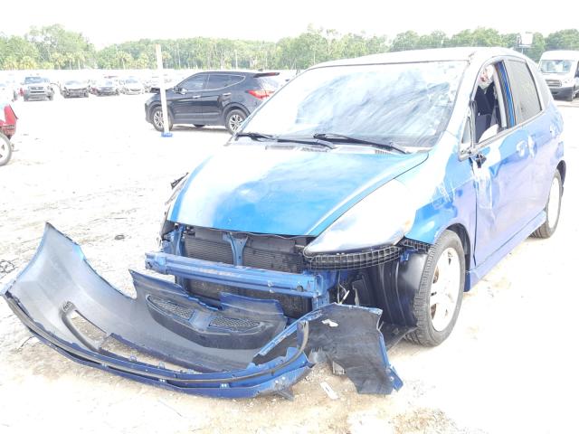 JHMGD38607S055705 - 2007 HONDA FIT S BLUE photo 2