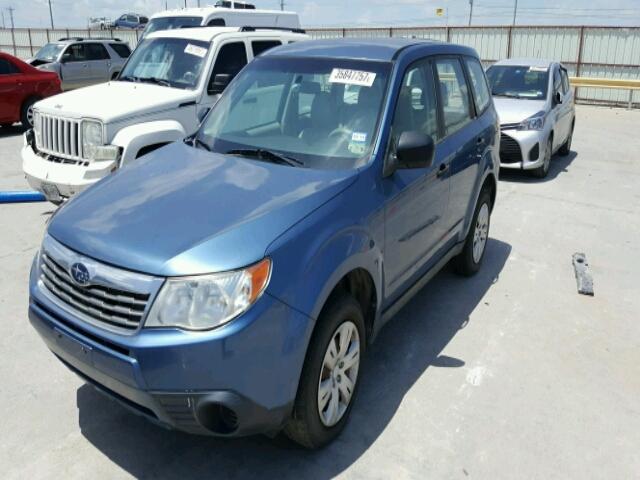 JF2SH61659H738299 - 2009 SUBARU FORESTER 2 BLUE photo 2