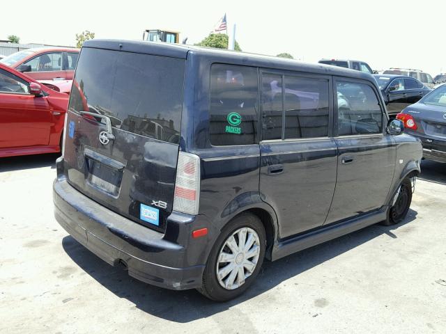 JTLKT324054010694 - 2005 TOYOTA SCION XB 黑色 照片 4