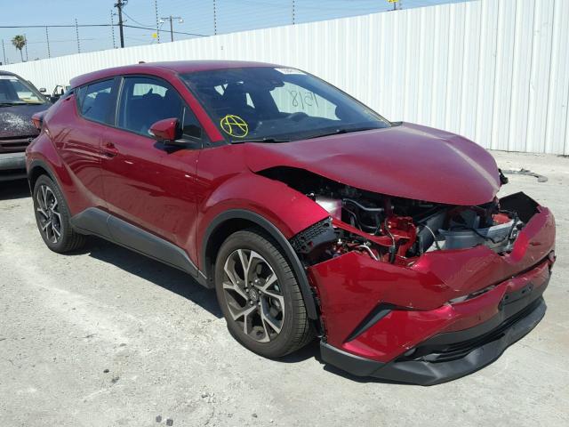 NMTKHMBX2JR052858 - 2018 TOYOTA C-HR XLE RED photo 1