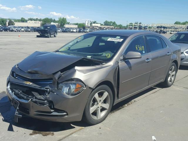 1G1ZC5EU1CF123744 - 2012 CHEVROLET MALIBU 1LT 棕色 照片 2