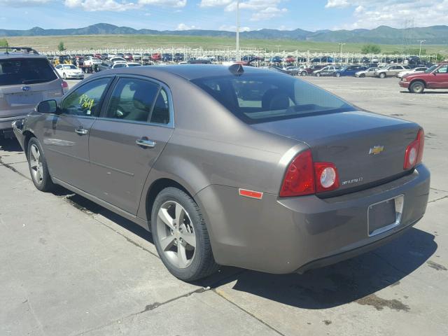 1G1ZC5EU1CF123744 - 2012 CHEVROLET MALIBU 1LT 棕色 照片 3