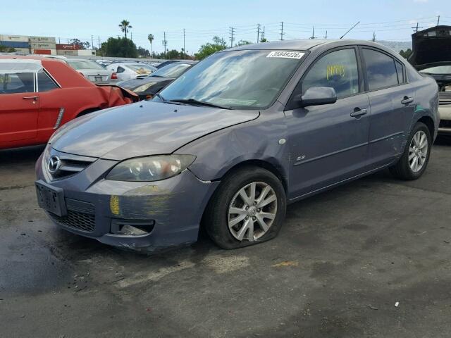 JM1BK124971601453 - 2007 MAZDA 3 S GRAY photo 2