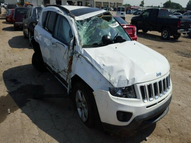 1C4NJCEB5CD617101 - 2012 JEEP COMPASS WHITE photo 1