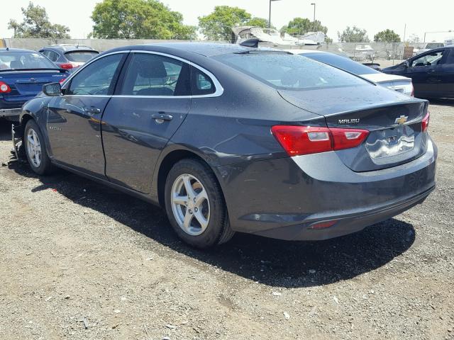 1G1ZB5STXHF127488 - 2017 CHEVROLET MALIBU LS Boz foto 3