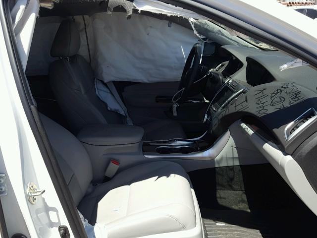19UUB2F5XFA004491 - 2015 ACURA TLX TECH WHITE photo 5
