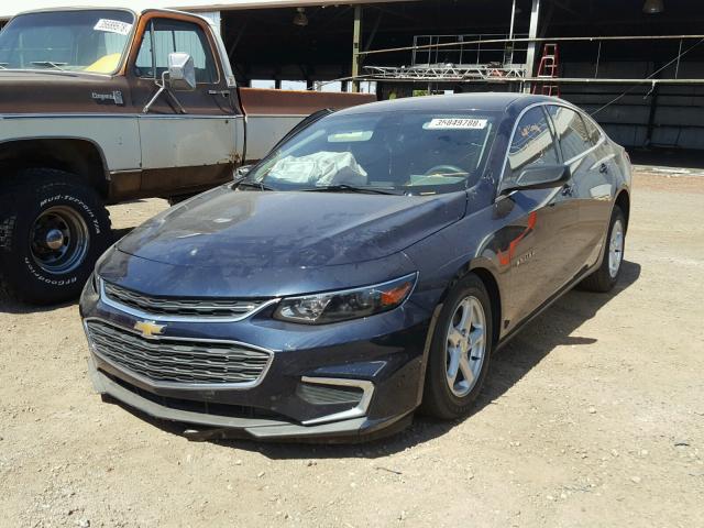 1G1ZB5ST7GF313861 - 2016 CHEVROLET MALIBU LS BLUE photo 2