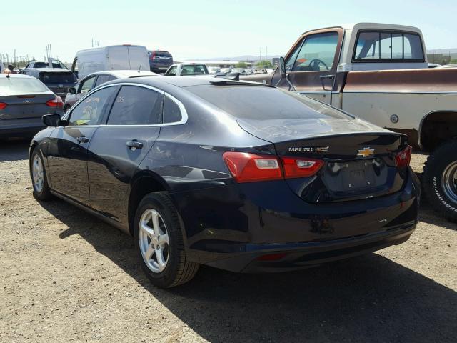 1G1ZB5ST7GF313861 - 2016 CHEVROLET MALIBU LS BLUE photo 3